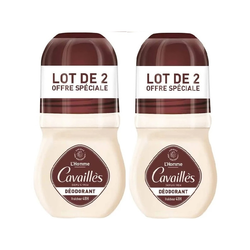 Rogé Cavailles Dermato Déodorant Homme fraîcheur 48h Roll-on 2x50ml Rogé Cavailles Dermato Déodorant Homme fraîcheur 48h Roll-on 2x50ml