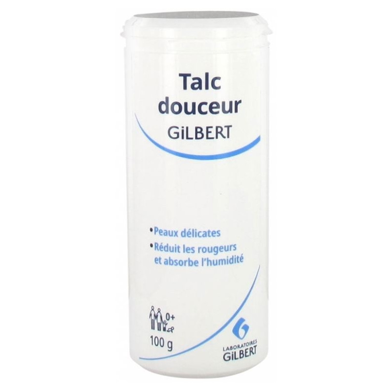 Gilbert Talc Douceur Poudreuse 100g Gilbert Talc Douceur Poudreuse 100g