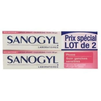 Sanogyl Rose Dentifrice 75ml X2