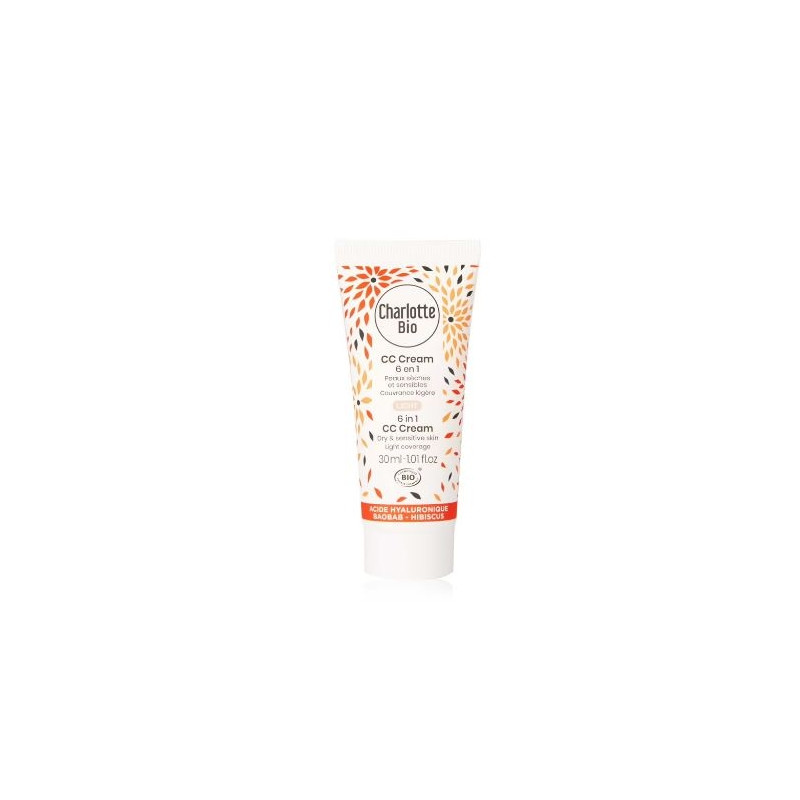 Charlotte Bio Cc Cream Light 6en1 Antiage Peaux Seches 30ml Charlotte Bio Cc Cream Light 6en1 Antiage Peaux Seches 30ml