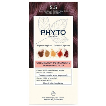 Phytocolor 5.5 Marron Acajou Kit Coloration Permanente
