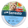 Seresto Collier Puces Tiques Chat X2