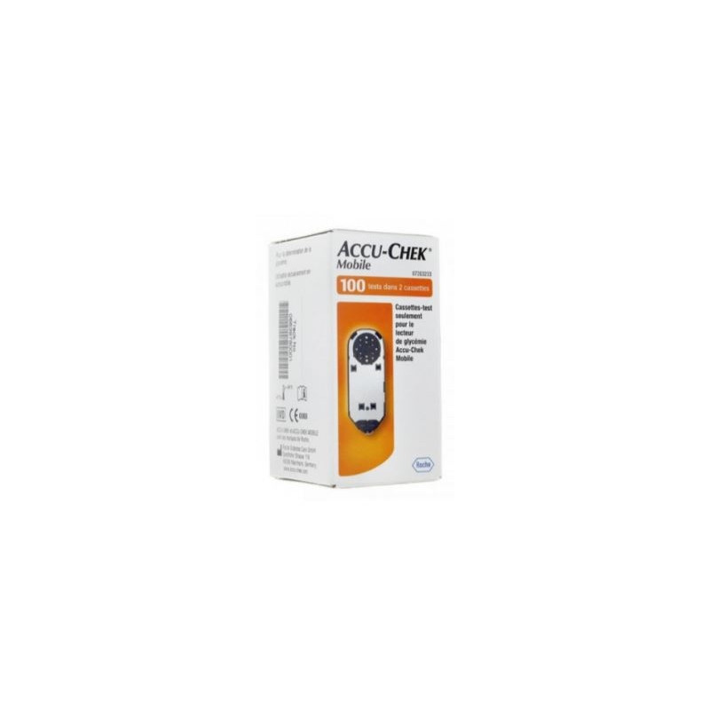 Accu Chek Mobile Cassette Bande Test 50 X2 Accu Chek Mobile Cassette Bande Test 50 X2