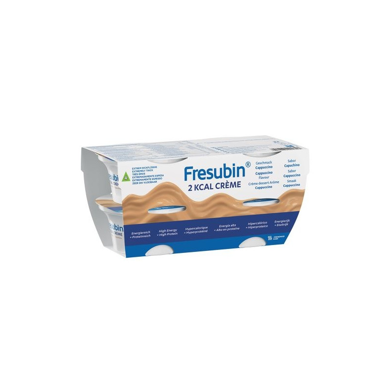 Fresubin 2kcal Creme Sans Lactose Cappuccino 200g X4 Fresubin 2kcal Creme Sans Lactose Cappuccino 200g X4