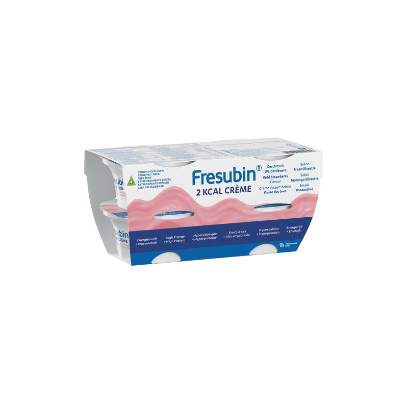Fresubin 2kcal Creme Sans Lactose Fraise Des Bois 200g X4 Fresubin 2kcal Creme Sans Lactose Fraise Des Bois 200g X4
