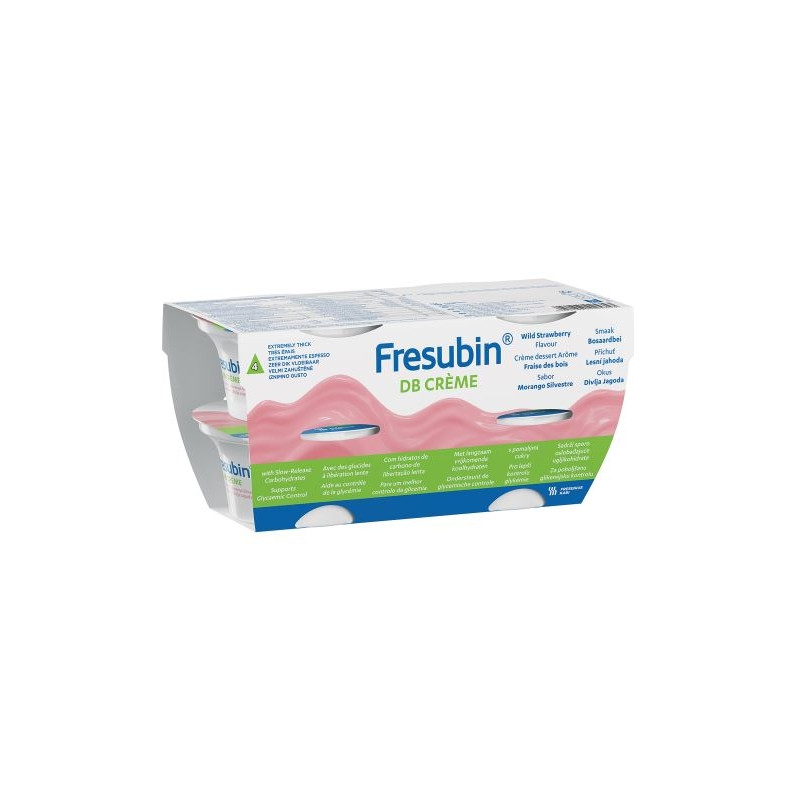 Fresubin Db Creme Fraise Bois 200g X4