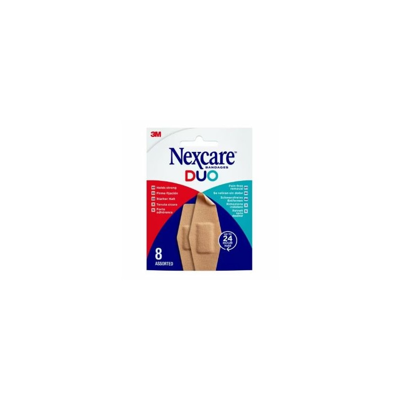 3m Nexcare Duo Pansement Silicone Assortis 5 3m Nexcare Duo Pansement Silicone Assortis 5
