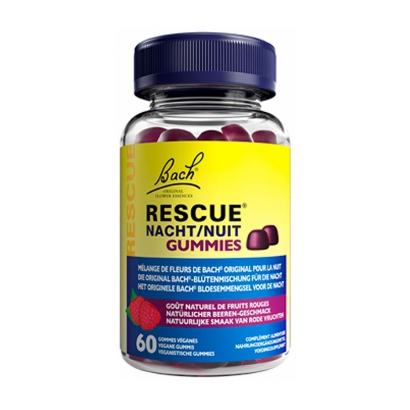 Rescue Gummies Nuit Fruits Rouges 60 Rescue Gummies Nuit Fruits Rouges 60