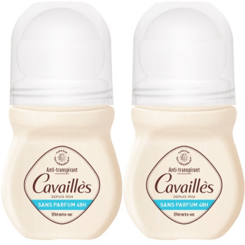 Rogé Cavaillès Anti-transpirant Sans Parfum 48h Roll-on 2x50ml