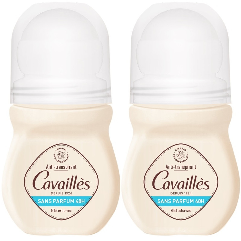Rogé Cavaillès Anti-transpirant Sans Parfum 48h Roll-on 2x50ml Rogé Cavaillès Anti-transpirant Sans Parfum 48h Roll-on 2x50ml
