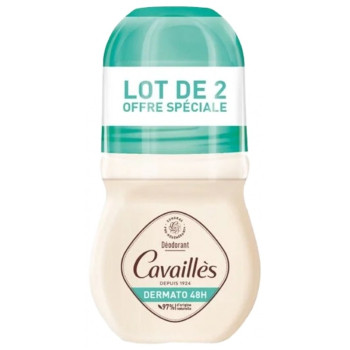 Rogé Cavaillès Dermato 48H Déodorant Roll-On Lot de 2 x 50 ml
