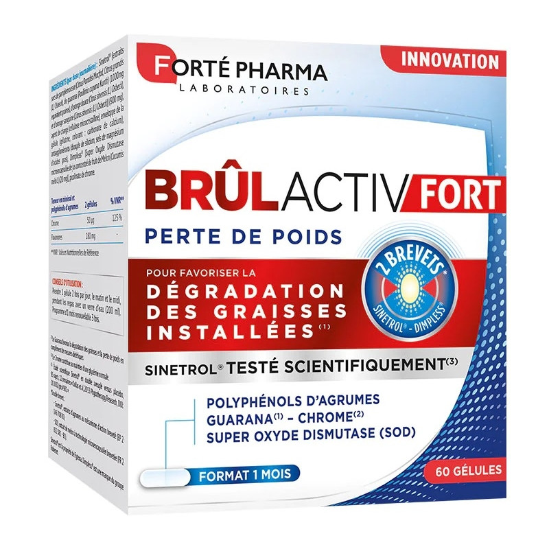 Forté Pharma Brûlactiv Fort Perte de Poids 60 Gélules Forté Pharma Brûlactiv Fort Perte de Poids 60 Gélules