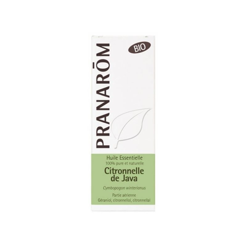 Pranarôm Huile Essentielle Citronnelle de Java Bio 10 ml Pranarôm Huile Essentielle Citronnelle de Java Bio 10 ml