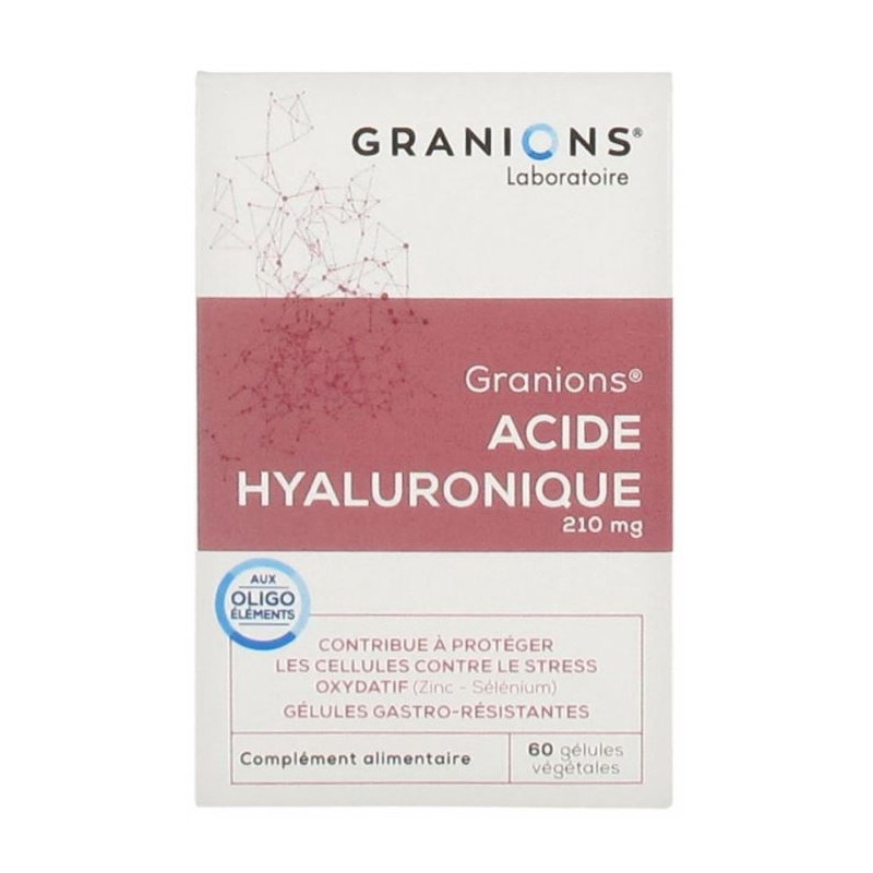 Granions Acide Hyaluronique 60 Gélules Végétales Granions Acide Hyaluronique 60 Gélules Végétales