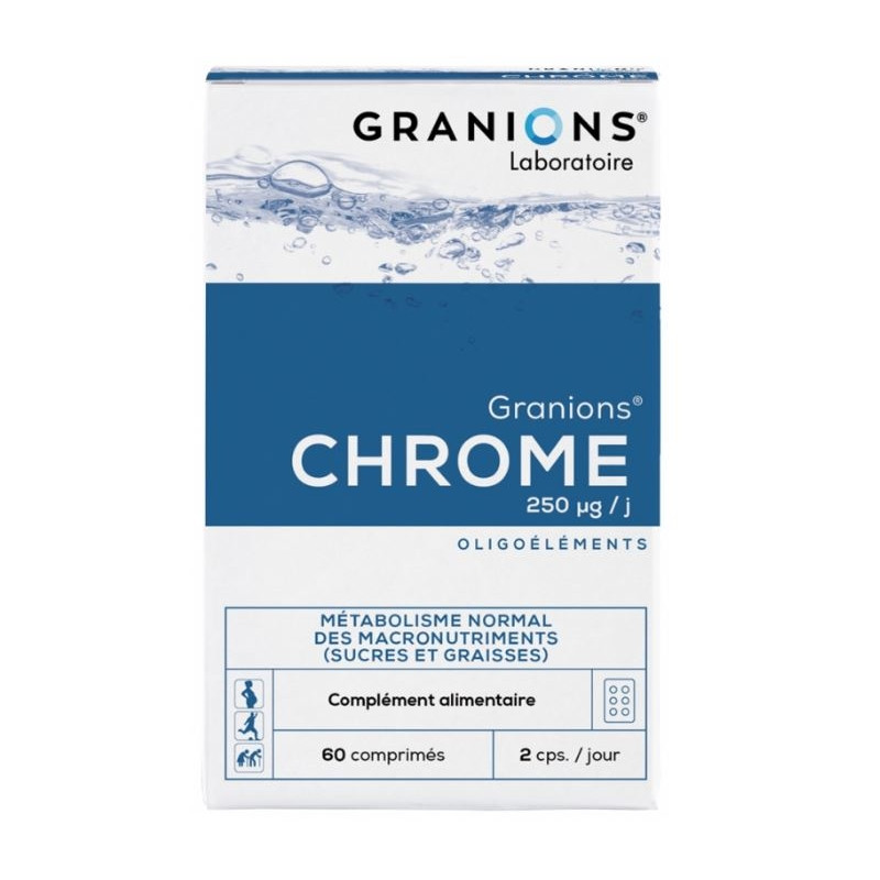 Granions Chrome 250 µg 60 Comprimés Granions Chrome 250 µg 60 Comprimés
