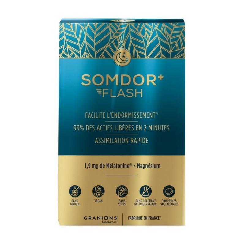 Granions Somdor+ Flash 20 Comprimés Sublinguaux Granions Somdor+ Flash 20 Comprimés Sublinguaux