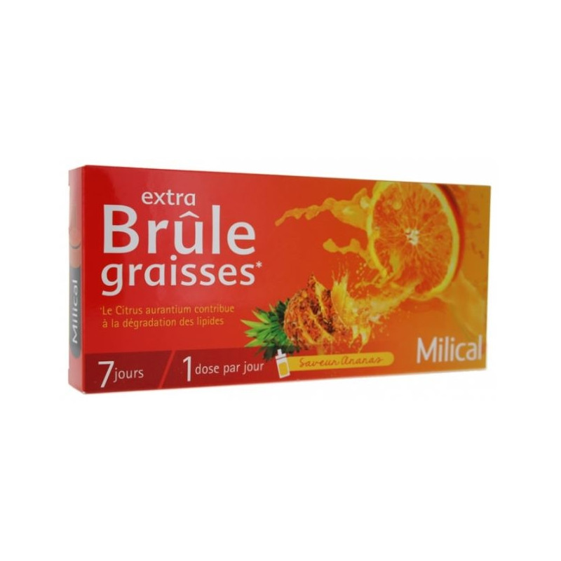 Milical Extra Ananas Brûle-Graisses 7 Doses Milical Extra Ananas Brûle-Graisses 7 Doses
