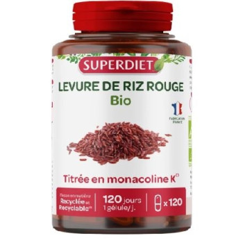 SUPER DIET Levure de Riz Rouge Bio