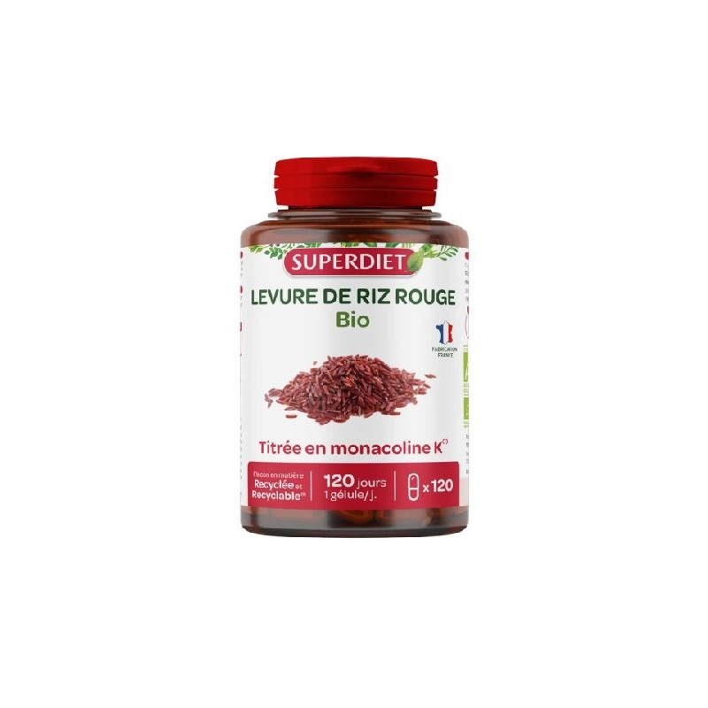 SUPER DIET Levure de Riz Rouge Bio SUPER DIET Levure de Riz Rouge Bio