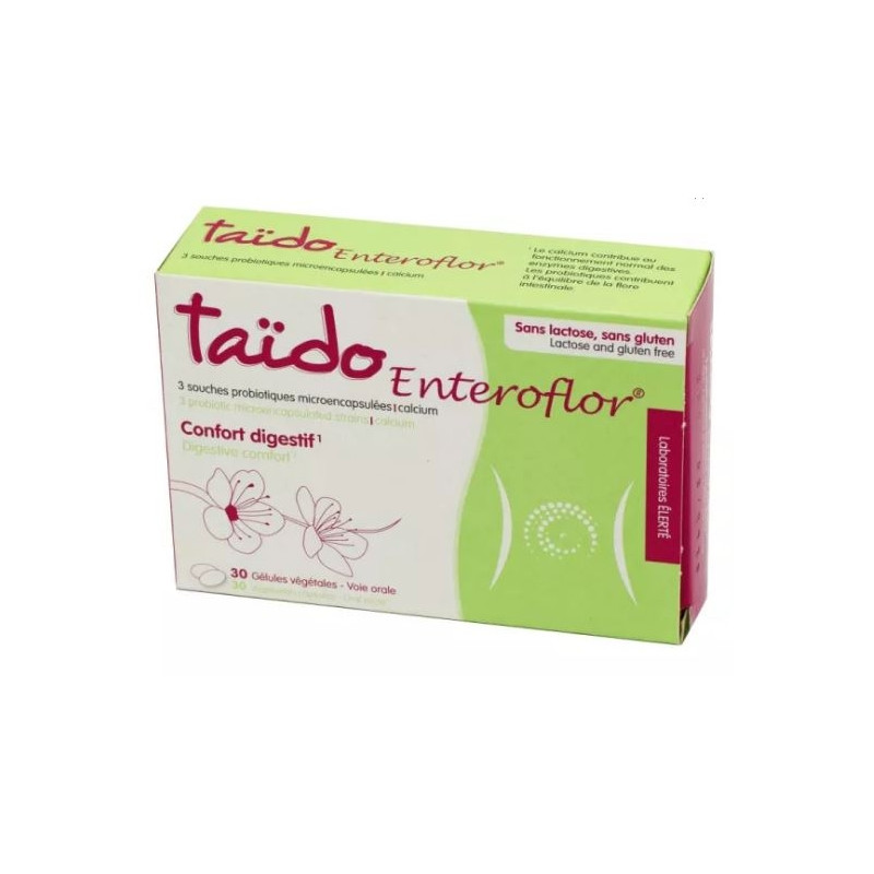 TAÏDO Enteroflor 30 Gélules Végétales - Confort Digestif TAÏDO Enteroflor 30 Gélules Végétales - Confort Digestif