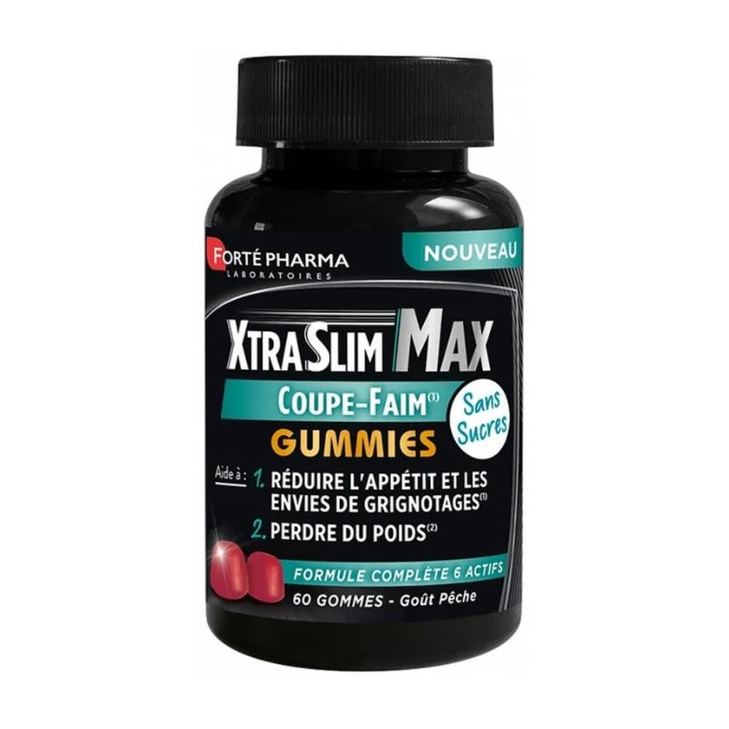 Forté Pharma XtraSlim Max Coupe-Faim 60 Gummies Forté Pharma XtraSlim Max Coupe-Faim 60 Gummies