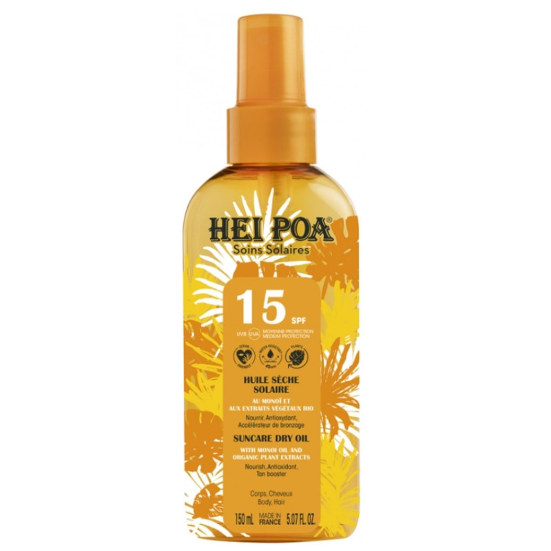 Hei Poa Huile Sèche Solaire SPF15 150 ml Hei Poa Huile Sèche Solaire SPF15 150 ml