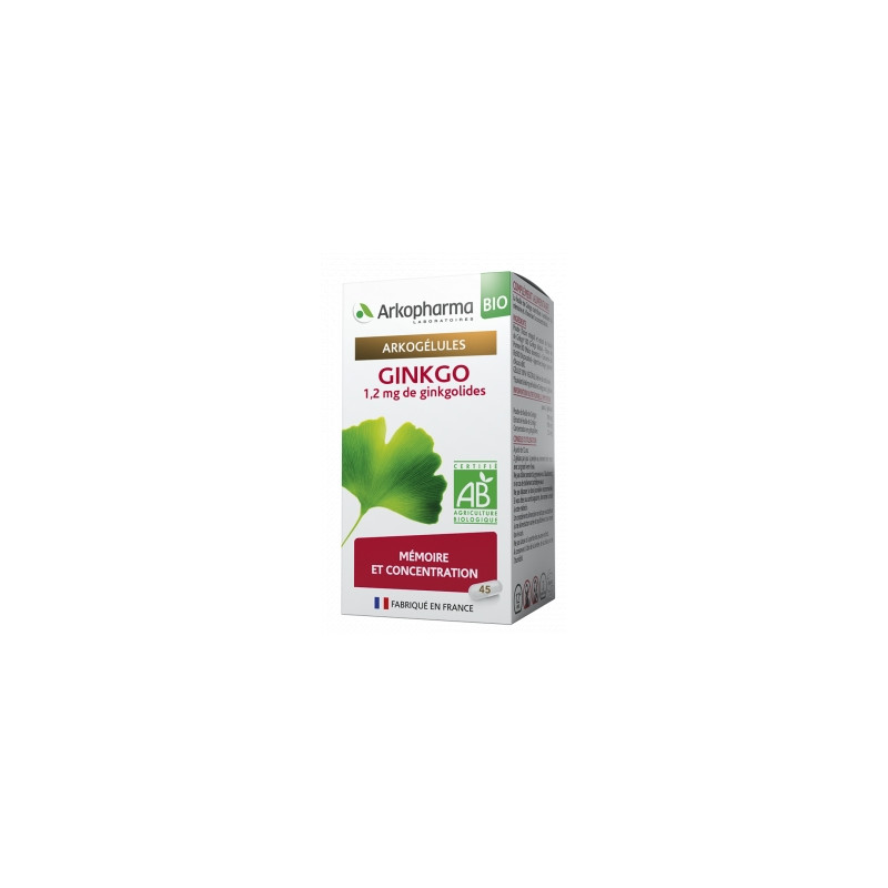 Arkopharma Arkogélules Gingko 45 Gelules Arkopharma Arkogélules Gingko 45 Gelules