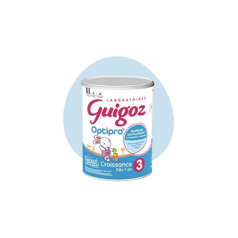 Guigoz Optipro 3 Lait de Croissance dès 1 An 800g Guigoz Optipro 3 Lait de Croissance dès 1 An 800g