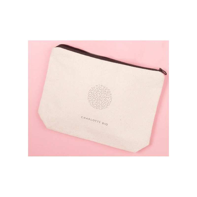 Charlotte Bio - Trousse coton bio et éco-conçue Charlotte Bio - Trousse coton bio et éco-conçue