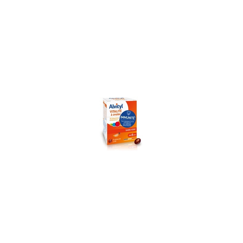 Urgo Alvityl Vitalité X40 Comprimés à Avaler Urgo Alvityl Vitalité X40 Comprimés à Avaler