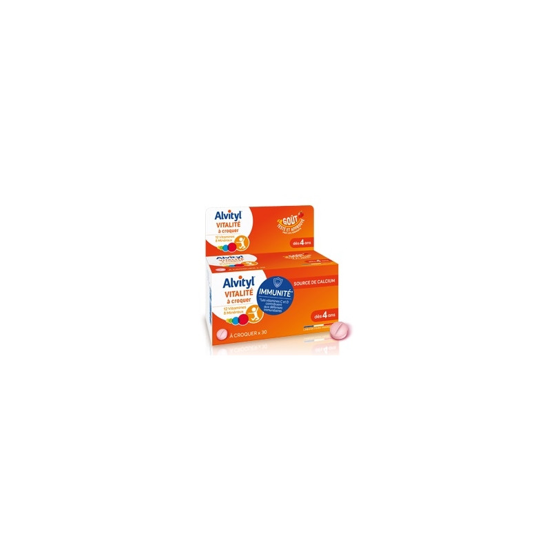 Urgo Alvityl Vitalité X30 Comprimés à Croquer Urgo Alvityl Vitalité X30 Comprimés à Croquer