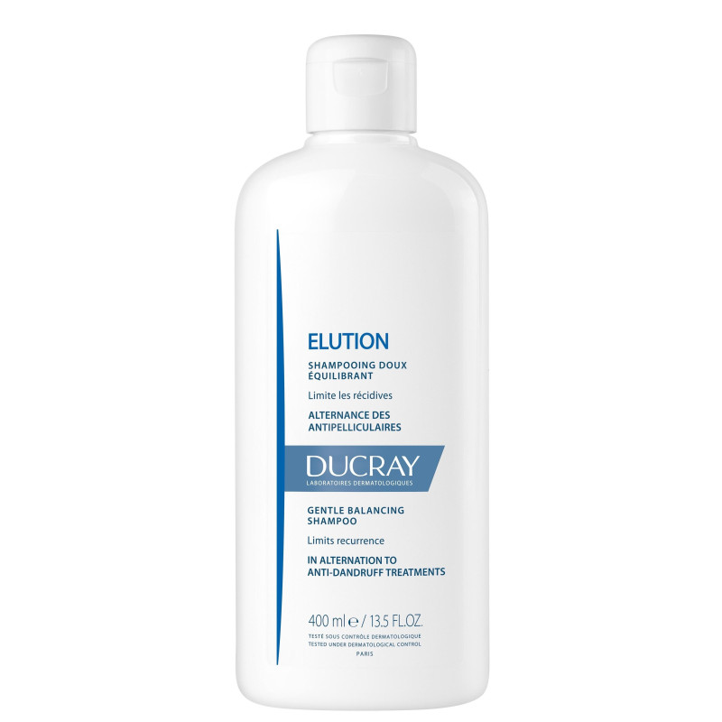 Ducray Shampooing doux équilibrant antipelliculaire Elution 400 ml Ducray Shampooing doux équilibrant antipelliculaire Elution 400 ml