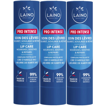 Laino Soin des Lèvres Pro Intense 3x4g