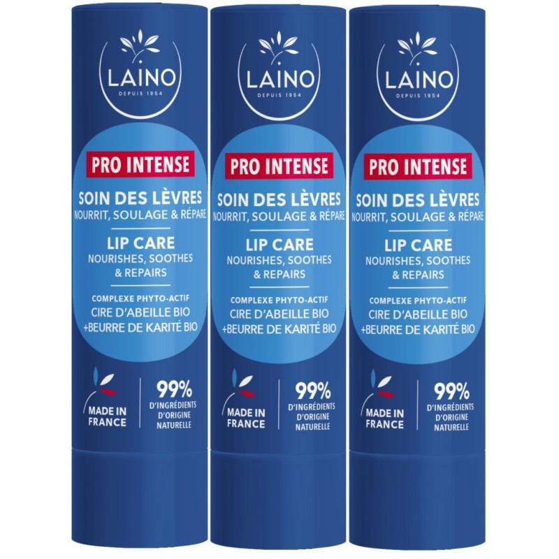 Laino Soin des Lèvres Pro Intense 3x4g Laino Soin des Lèvres Pro Intense 3x4g