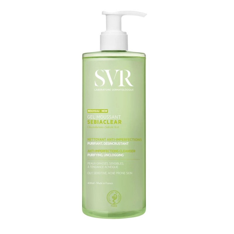 SVR Sebiaclear Gel Moussant 400ml SVR Sebiaclear Gel Moussant 400ml