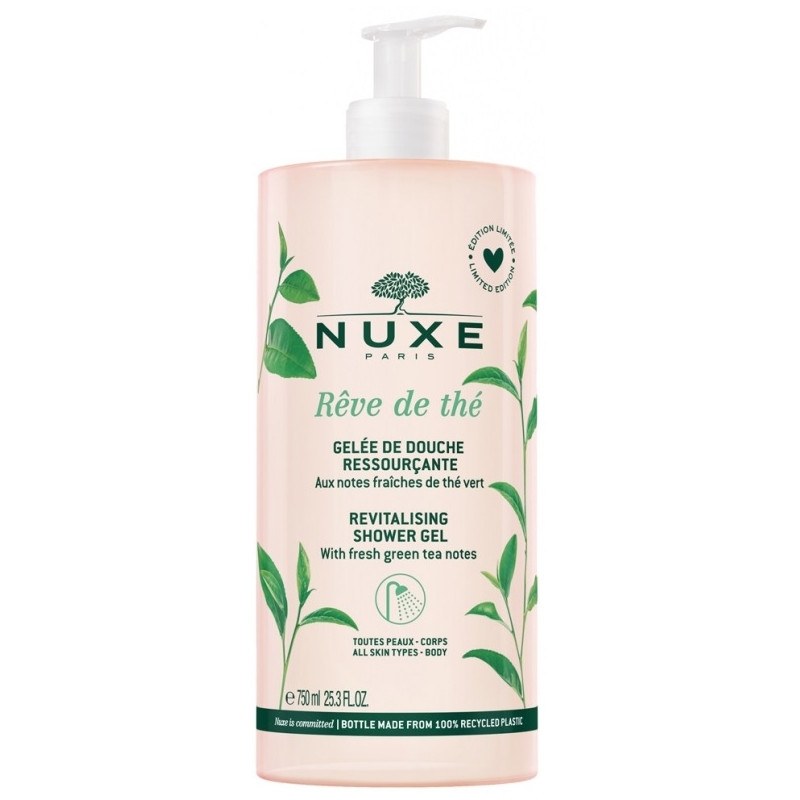 Nuxe Gelée de Douche Ressourçante Rêve de Thé 750ml Nuxe Gelée de Douche Ressourçante Rêve de Thé 750ml