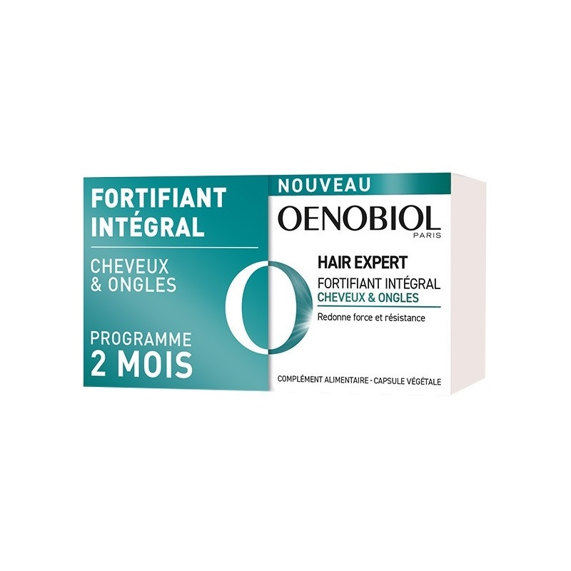 Oenobiol Hair Expert - Fortifiant Intégral - Cheveux & Ongles - 2X 60 Comprimés Oenobiol Hair Expert - Fortifiant Intégral - Cheveux & Ongles - 2X 60 Comprimés