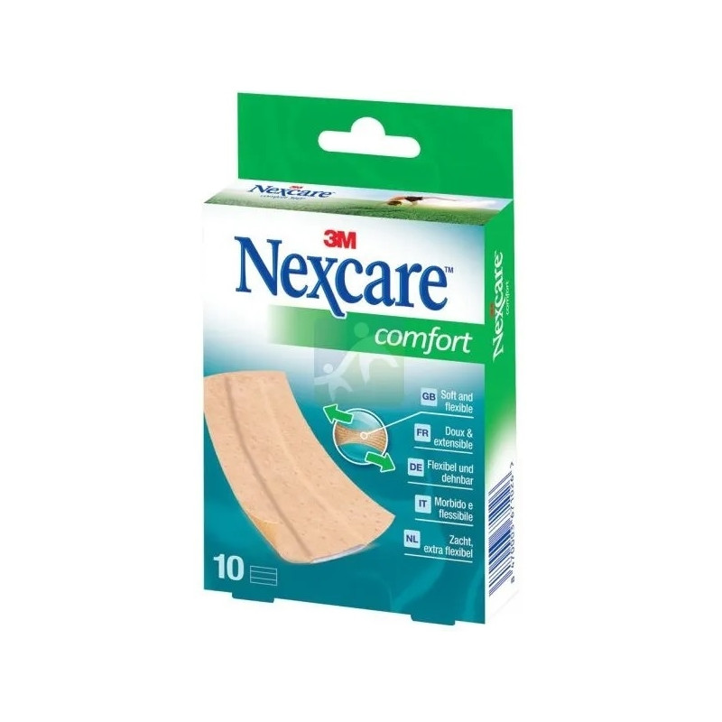3M Nexcare™ Bandes extensibles Flexible comfort Ultra 6 cm x 10 cm 10/Boîte 3M Nexcare™ Bandes extensibles Flexible comfort Ultra 6 cm x 10 cm 10/Boîte