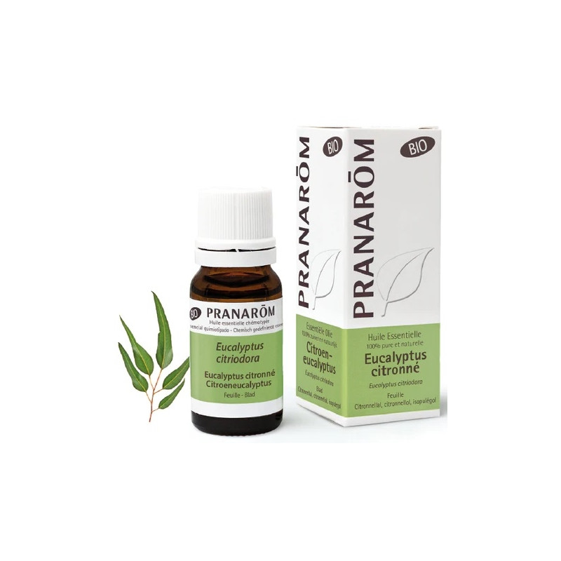 Pranarôm Huile Essentielle Eucalyptus Citronné Bio 10ml Pranarôm Huile Essentielle Eucalyptus Citronné Bio 10ml