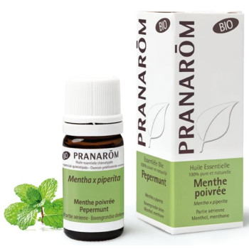Pranarôm Huile Essentielle Menthe Poivrée Bio 5ml