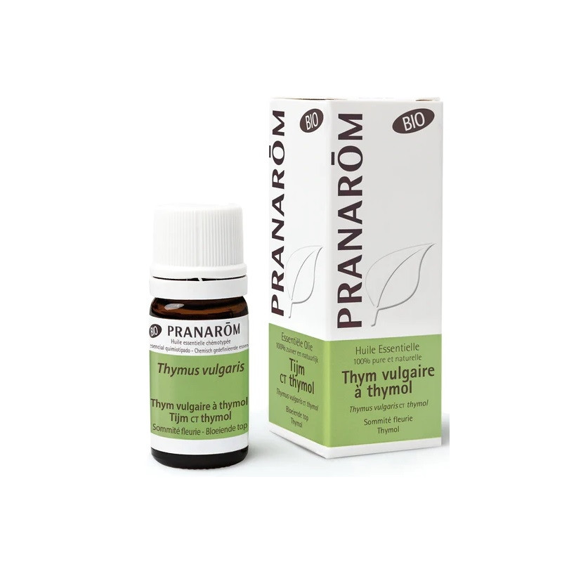 Pranarôm Huile Essentielle Thym Vulgaire à Thymol Bio 5ml Pranarôm Huile Essentielle Thym Vulgaire à Thymol Bio 5ml