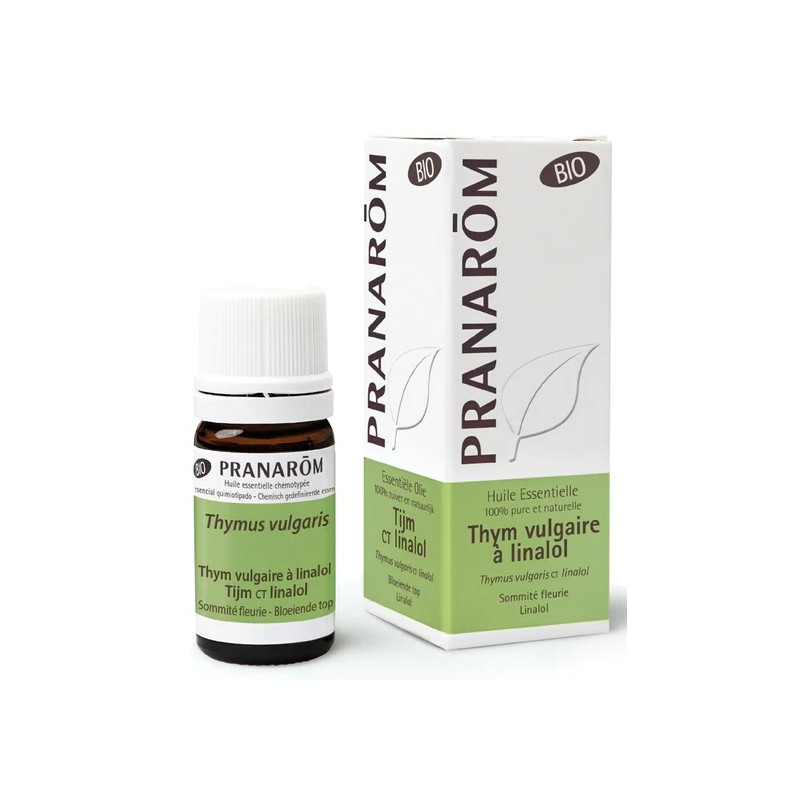 Pranarôm Huile Essentielle Thym Vulgaire à Linalol Bio 5ml Pranarôm Huile Essentielle Thym Vulgaire à Linalol Bio 5ml