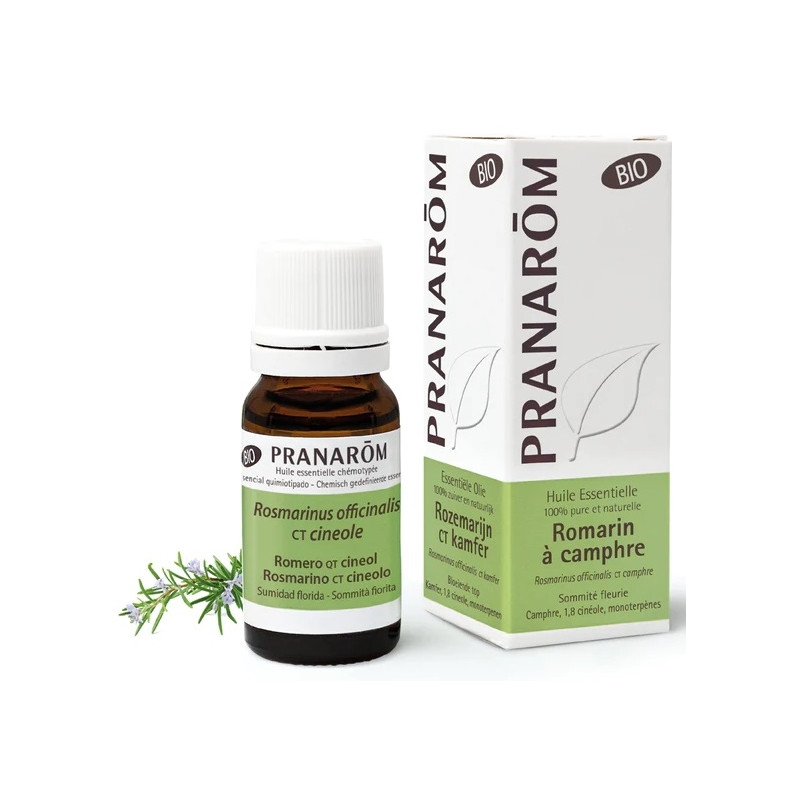 Pranarôm Huile essentielle Romarin à Camphre Bio 10ml Pranarôm Huile essentielle Romarin à Camphre Bio 10ml