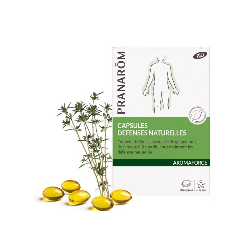 Pranarôm Aromaforce Capsules Défenses Naturelles Bio X30 Pranarôm Aromaforce Capsules Défenses Naturelles Bio X30