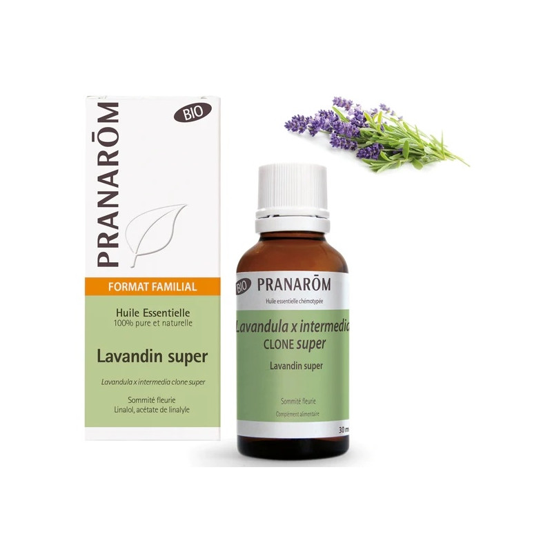 Pranarôm Huile Essentielle Lavandin Super Bio 30ml Pranarôm Huile Essentielle Lavandin Super Bio 30ml
