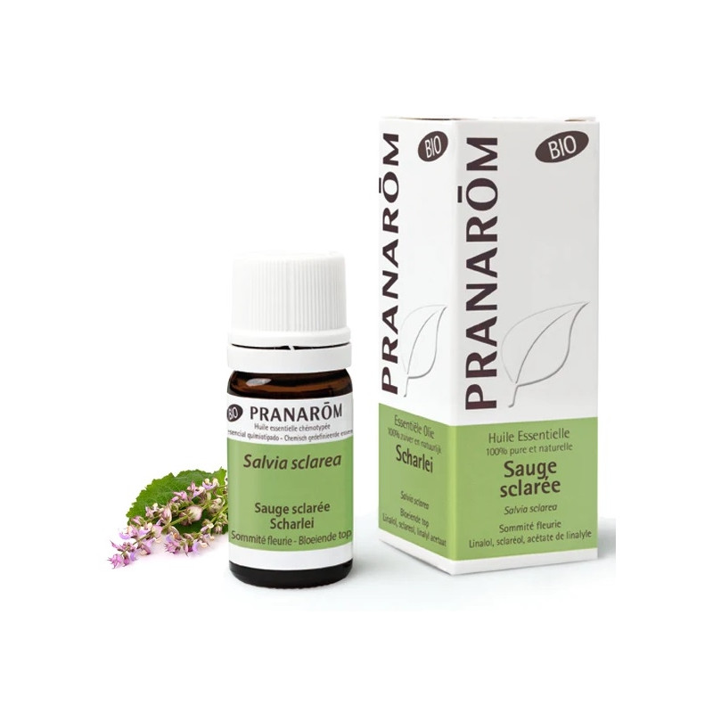 Pranarôm Huile Essentielle Sauge Sclarée Bio 5ml Pranarôm Huile Essentielle Sauge Sclarée Bio 5ml