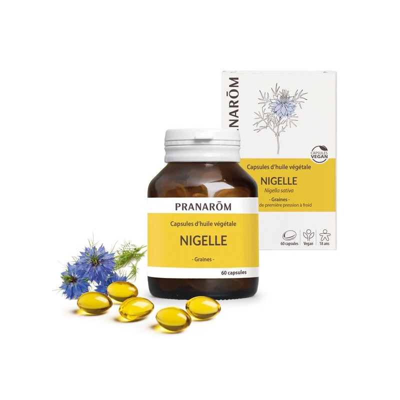 Pranarôm Capsules d'Huile Végétale Nigelle X60 Pranarôm Capsules d'Huile Végétale Nigelle X60
