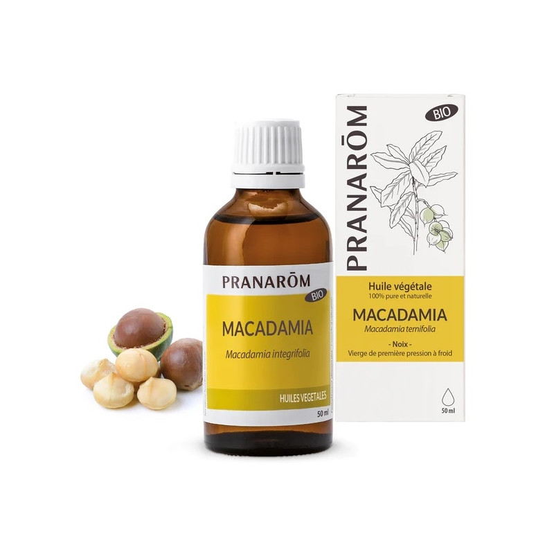 Pranarôm Huile Végétale Macadamia Bio 50ml Pranarôm Huile Végétale Macadamia Bio 50ml