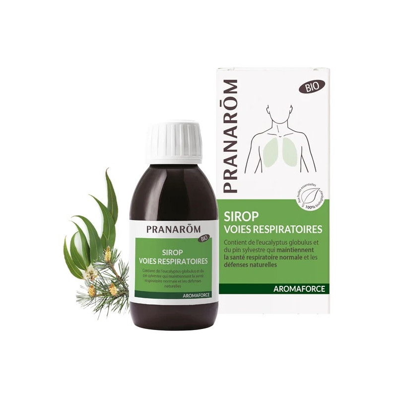Pranarôm Aromaforce Sirop Voies Respiratoires Bio 150ml Pranarôm Aromaforce Sirop Voies Respiratoires Bio 150ml