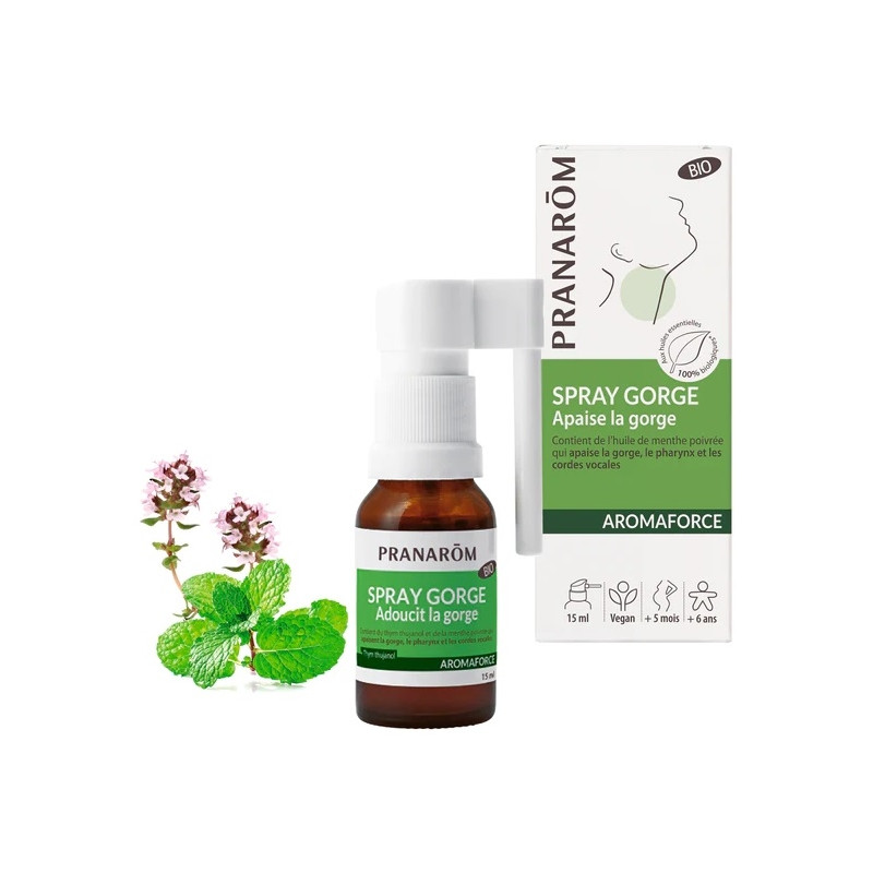 Pranarôm Aromaforce Spray Gorge Bio 15ml Pranarôm Aromaforce Spray Gorge Bio 15ml